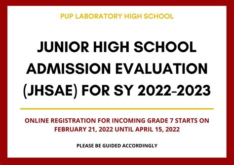 PUPLHS Junior High School .